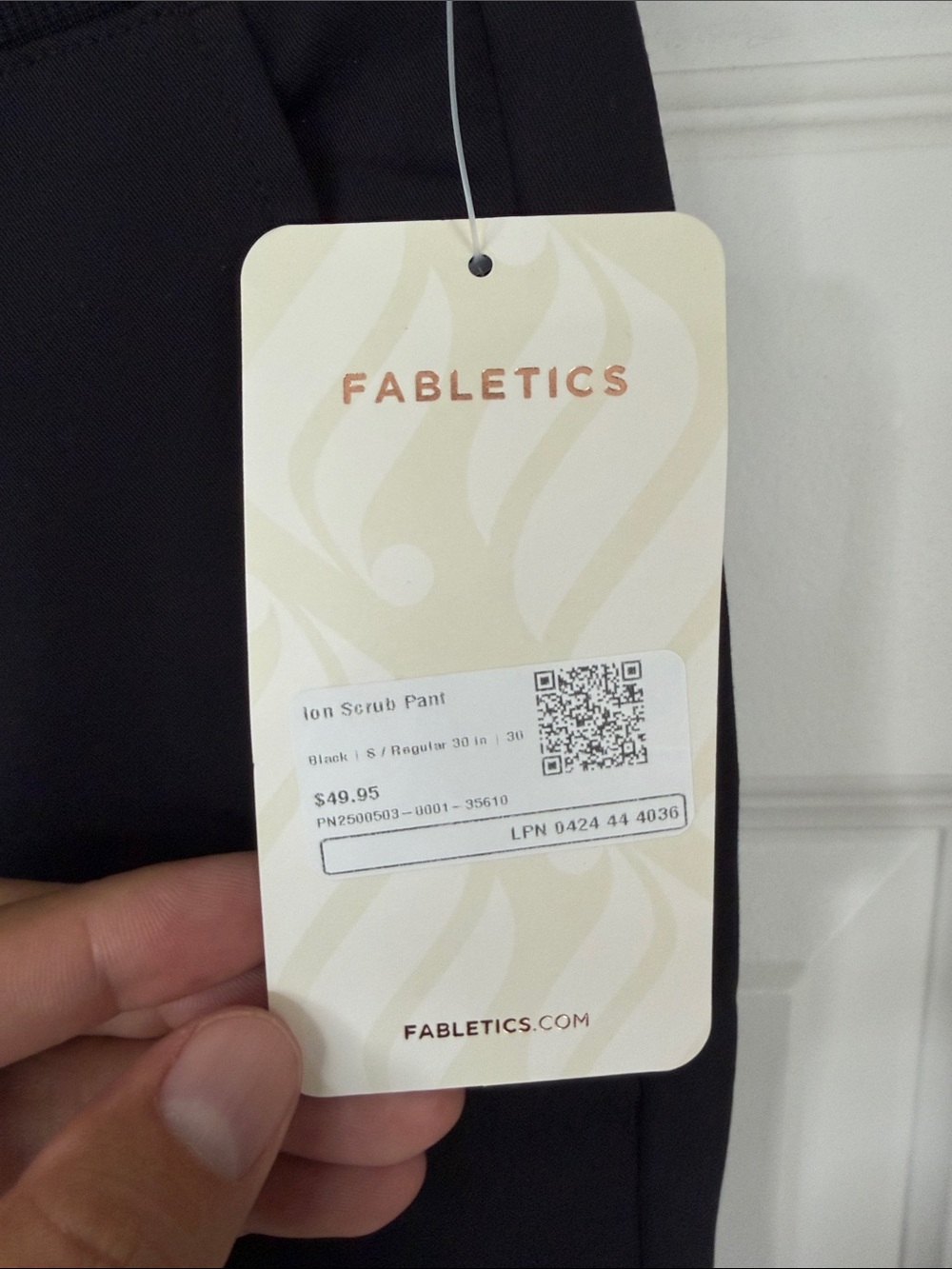 NWT Fabletics Women’s Ion Scrub Pants with Side Pocket - Picture 4 of 5